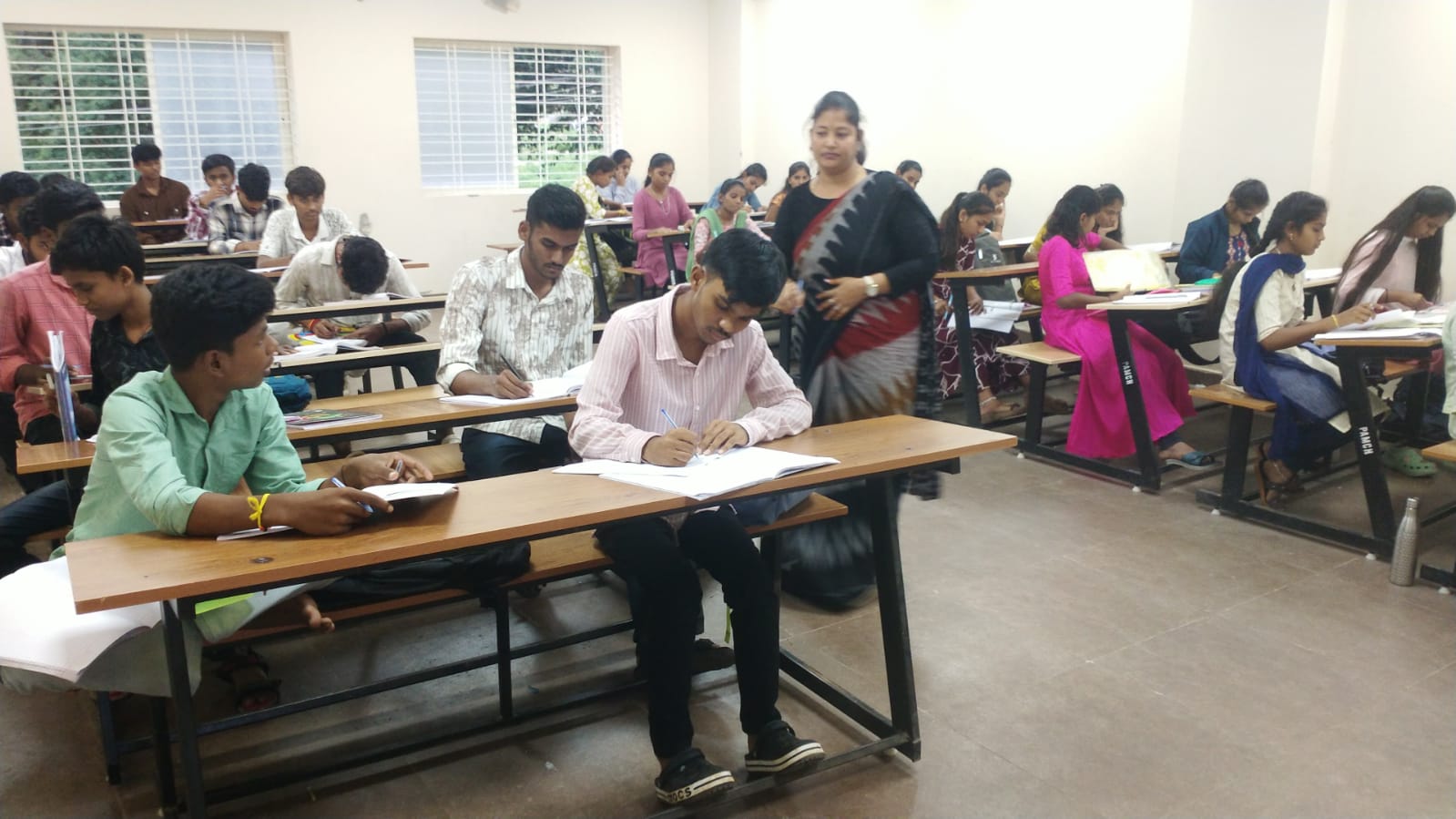 Faculty guiding students